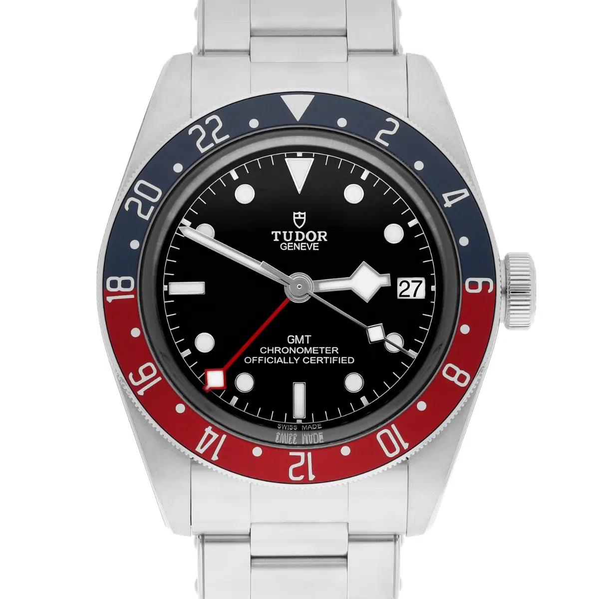 Tudor Black Bay GMT Pepsi Stainless Steel Men's Watch 79830RB Complete Unworn