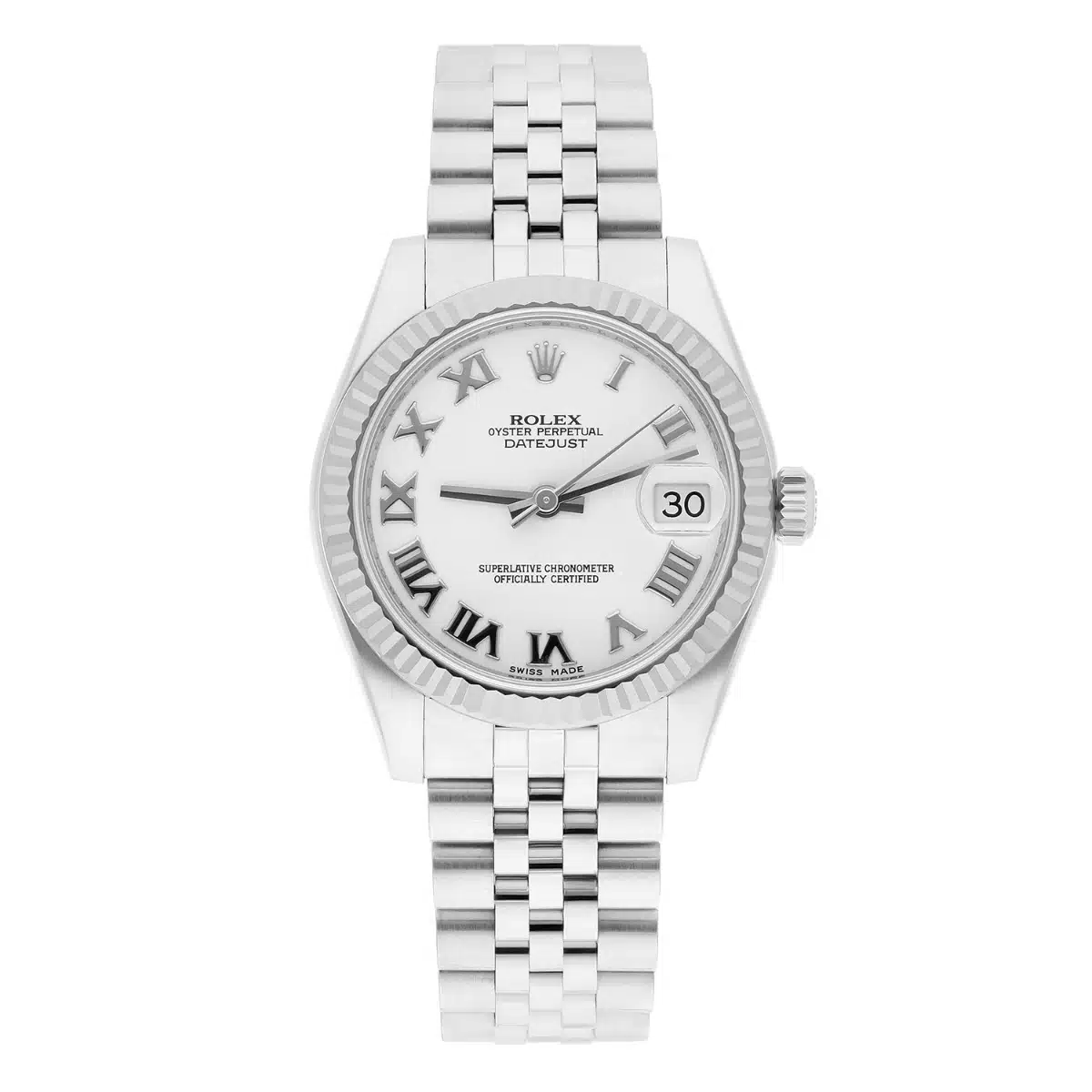 Rolex Datejust 31mm 178274-0073 Complete Stainless Jubilee White Dial Midsize Watch – image 2