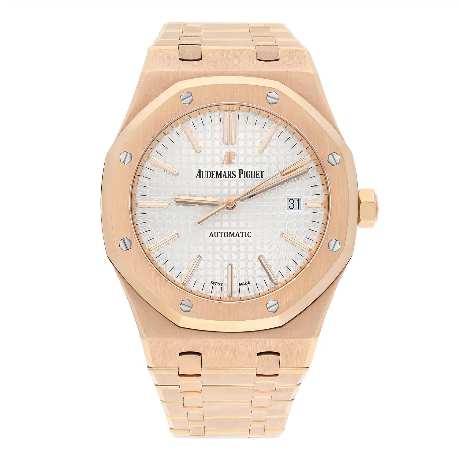 Audemars Piguet Royal Oak 15400OR.OO.1220OR.02 Selfwinding Auto Rose Gold Men 41mm Watch
