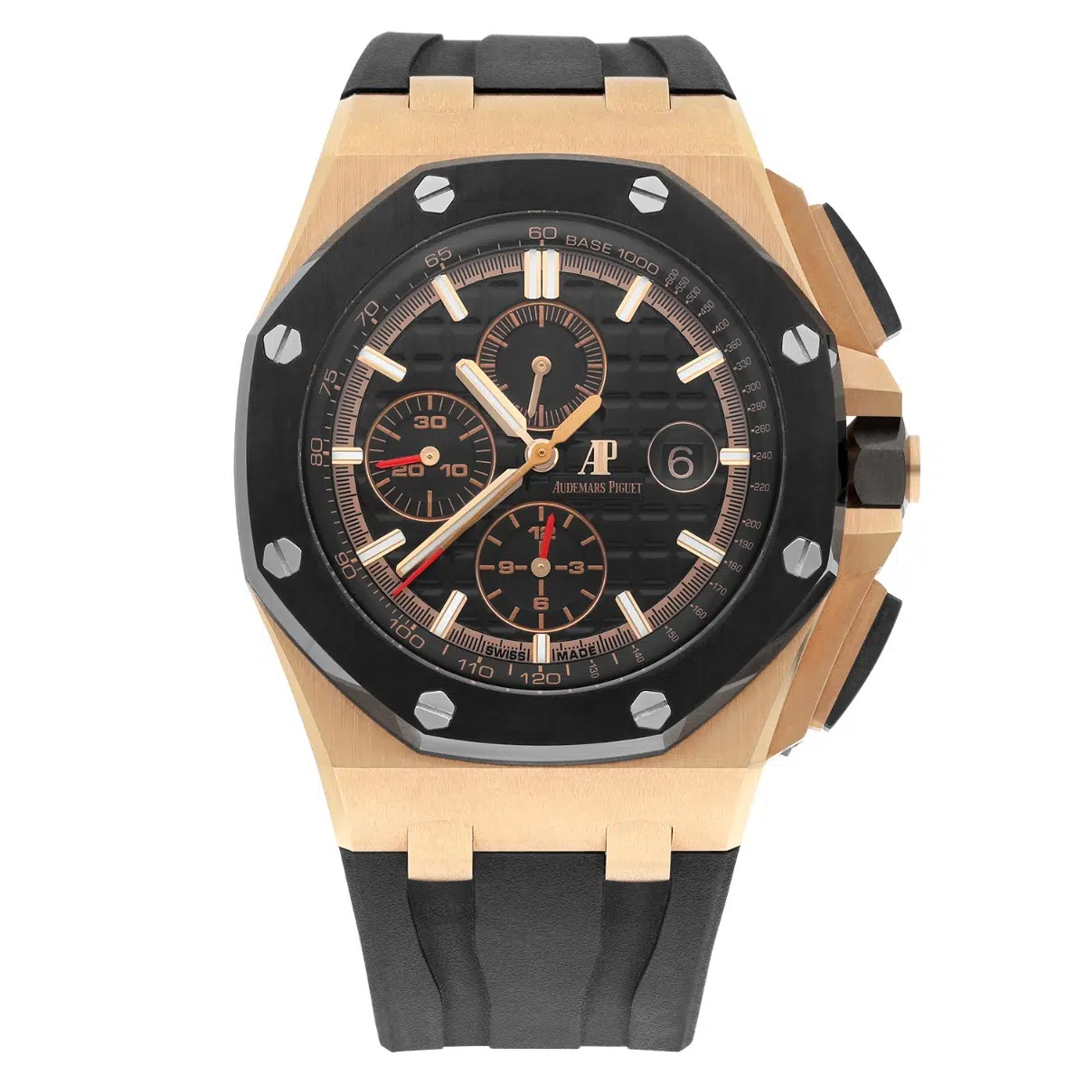 Audemars Piguet 26401RO.OO.A002CA.02 Royal Oak Offshore Black Dial Black Strap – image 2