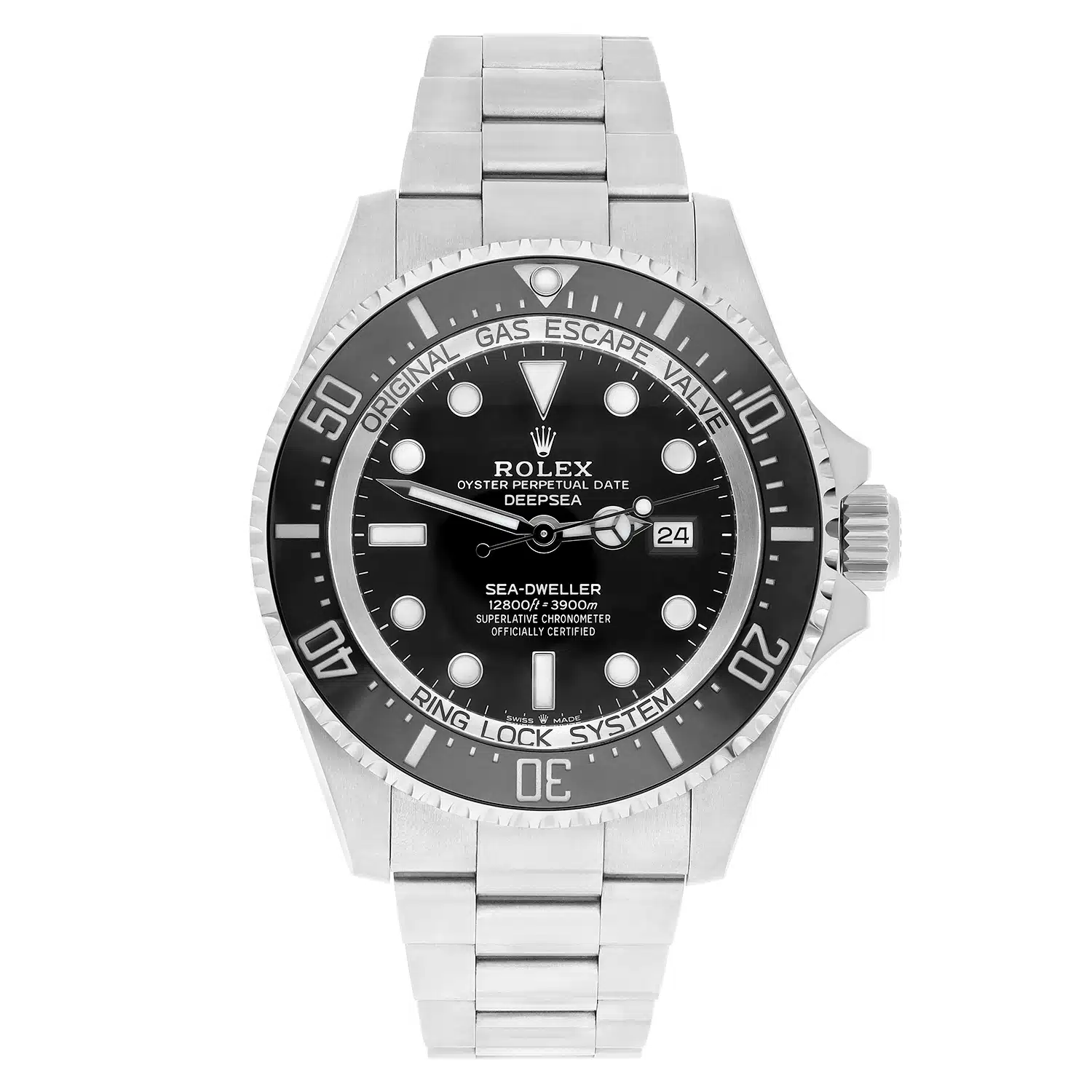 Rolex Sea-Dweller Deepsea Steel/Ceramic Black Mens 44mm Watch 126660
