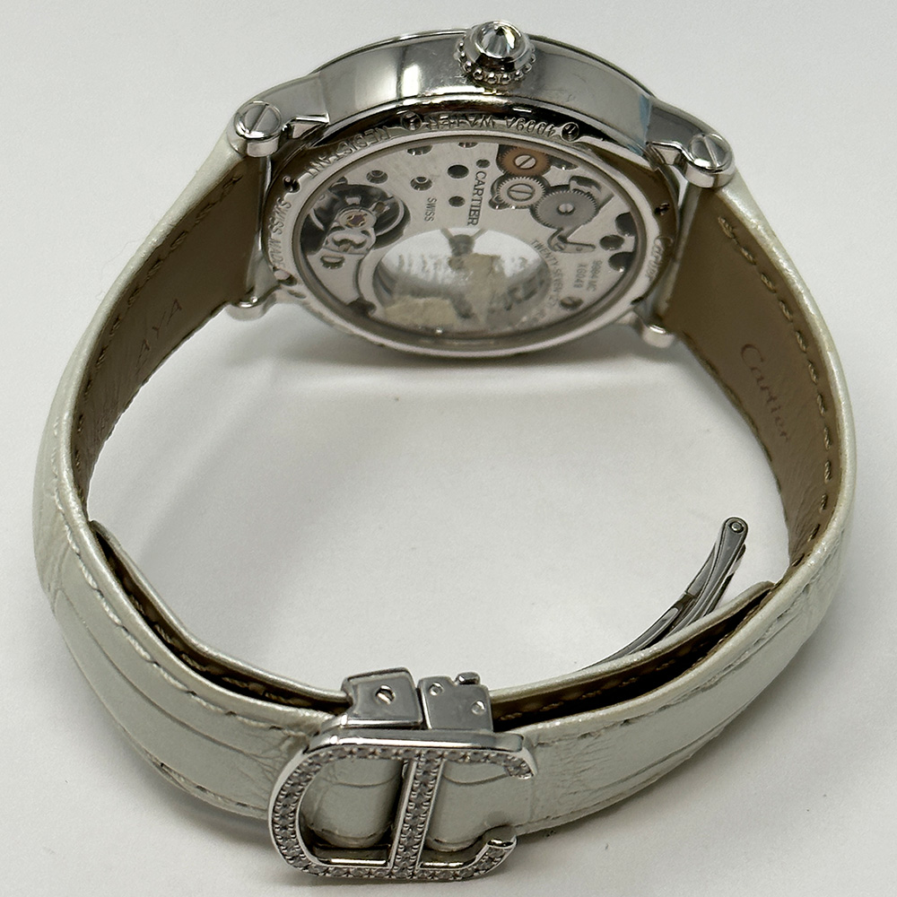 Cartier Rotonde HPI01197 35mm White Gold with Blue Dial Ladies Watch 2018