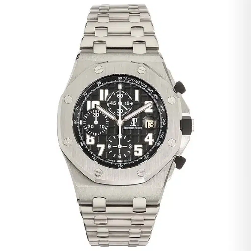 Audemars Piguet Royal Oak Offshore Chrono 25721ST.OO.1000ST.08.A 44mm Stainless Steel Watch Black Dial