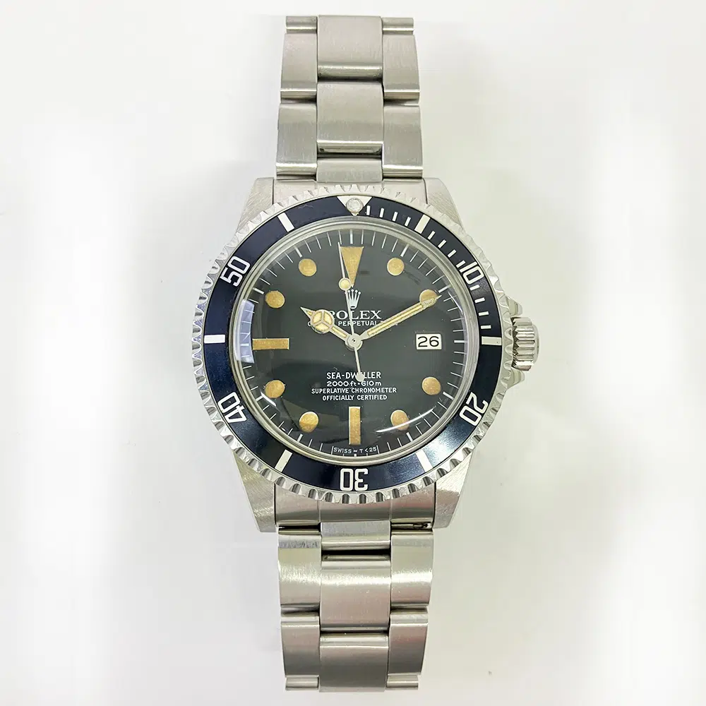 Rolex Sea-Dweller Oyster 40mm 1665 Stainless Steel Watch Black Dial