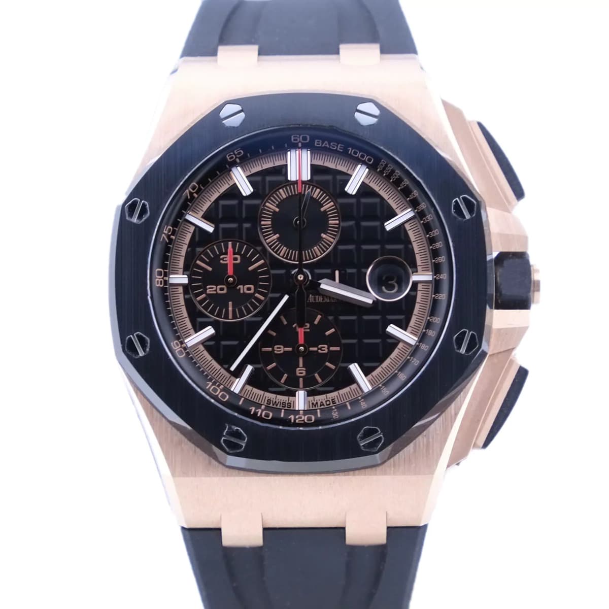 Audemars Piguet Royal Oak Offshore Chronograph 26401RO.OO.A002CA.02 44mm Rose Gold with Black Dial Watch 2018