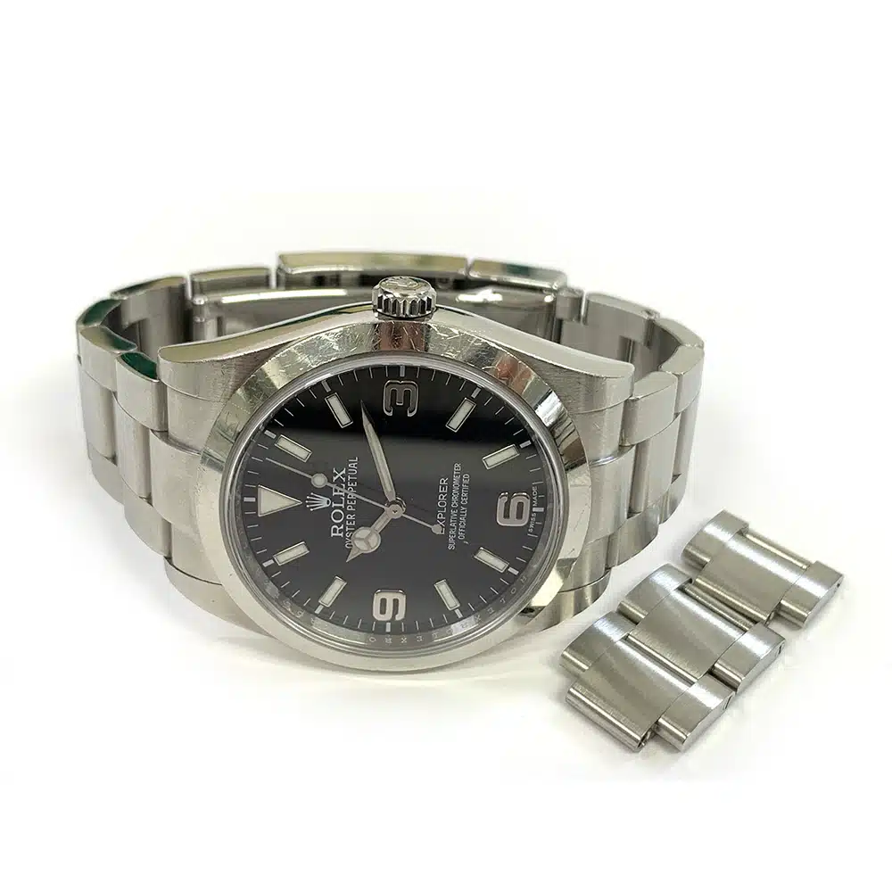 Rolex Explorer 39mm  214270 Oyster Stainless Steel Watch Black Dial 2016 – image 4