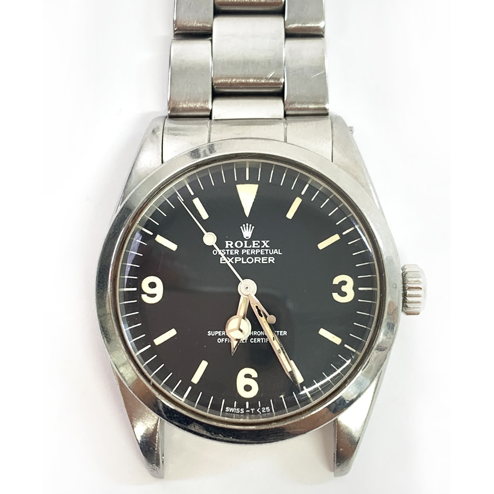 Rolex Explorer 36mm 1016 Stainless Steel Watch Black Dial