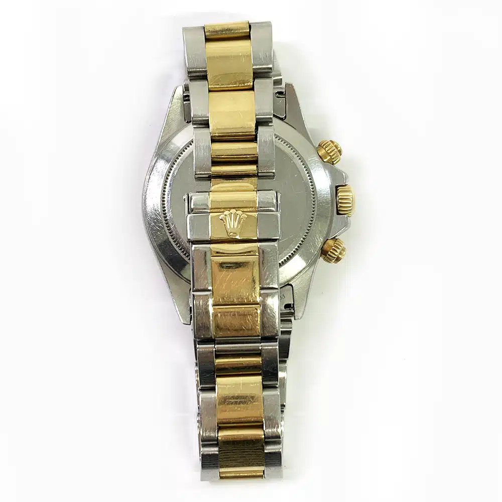 Rolex Daytona 40mm 16523 Oyster Stainless Steel & Yellow Gold Watch Black Dial 1999 – image 5