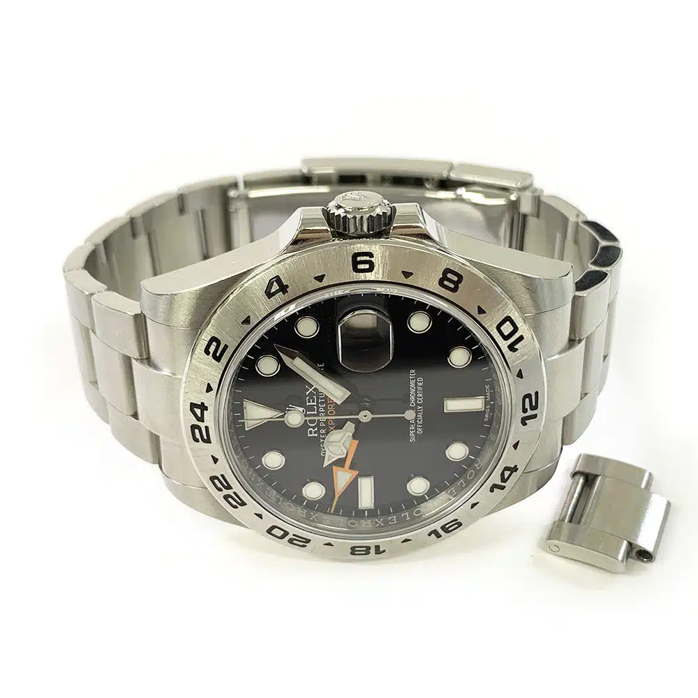 Rolex Explorer II 42mm 216570 Oyster Stainless Steel Watch Black Dial 2017 – image 5