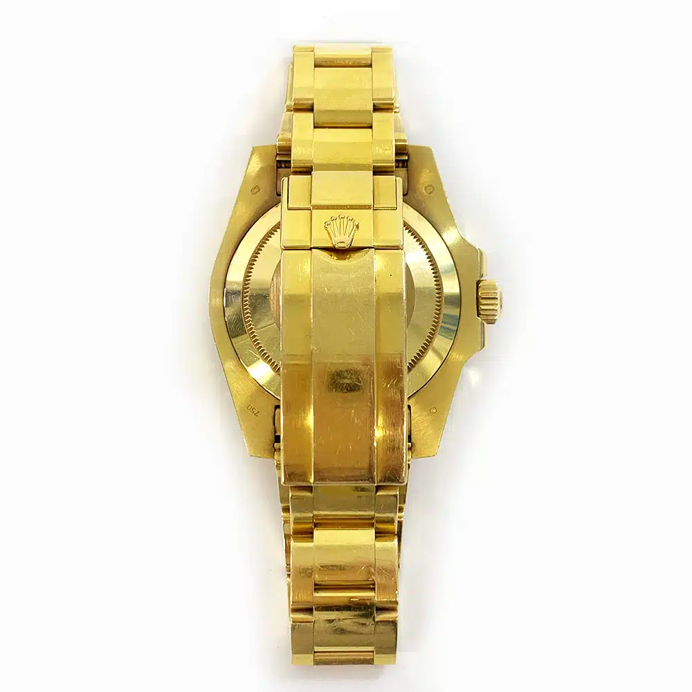 Rolex Submariner Date 116618LB 40mm Yellow Gold with Blue Dial Watch 2011 – image 5