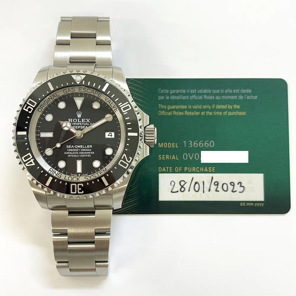 Rolex Oyster 44mm Sea-Dweller Deepsea Black Dial 136660 Stainless Steel Watch 2023 – image 2