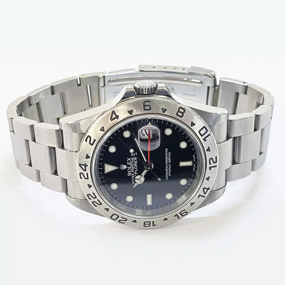 Rolex Explorer II Black Dial 16570 Stainless Steel Oyster Watch – image 2