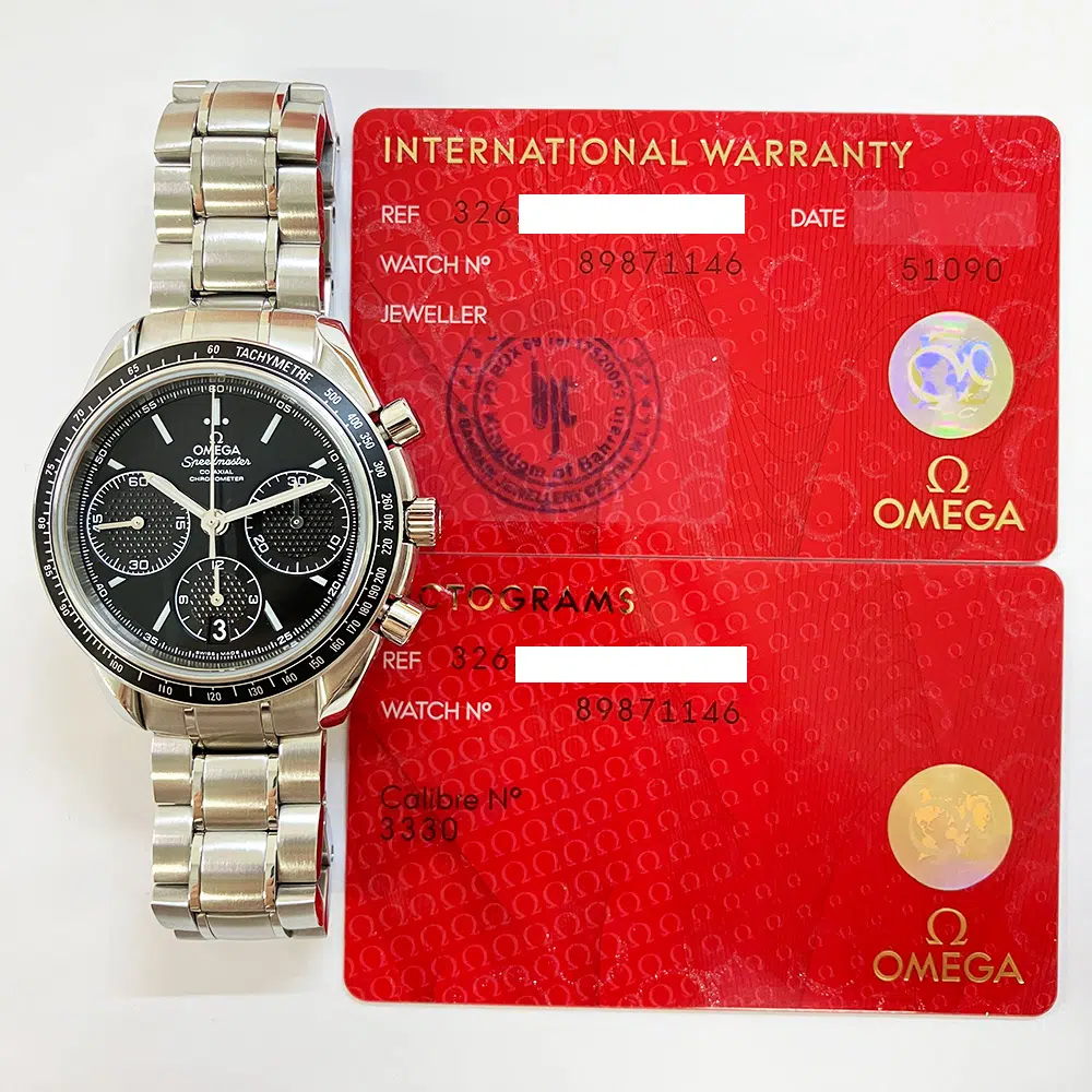Omega Speedmaster Chronograph 40mm 326.30.40.50.01.001 Stainless Steel Watch Black Dial – image 2