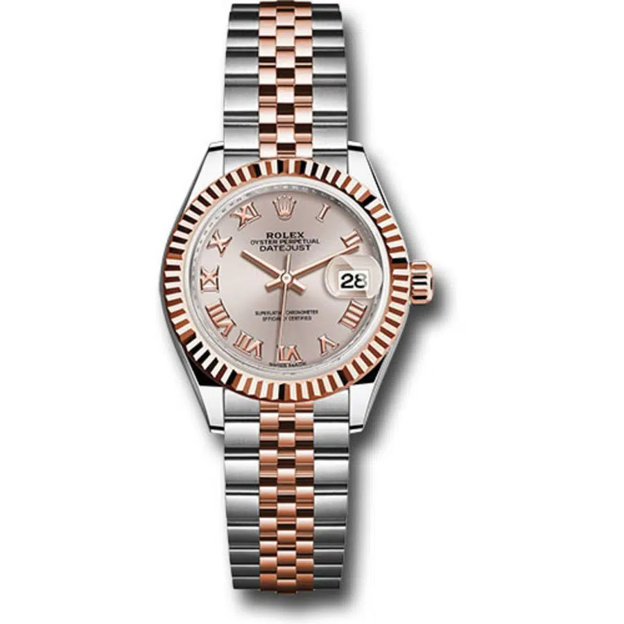 Rolex Datejust 28mm Jubilee 279171 Stainless Steel and Rose Gold Watch Sundust Roman Dial 2021