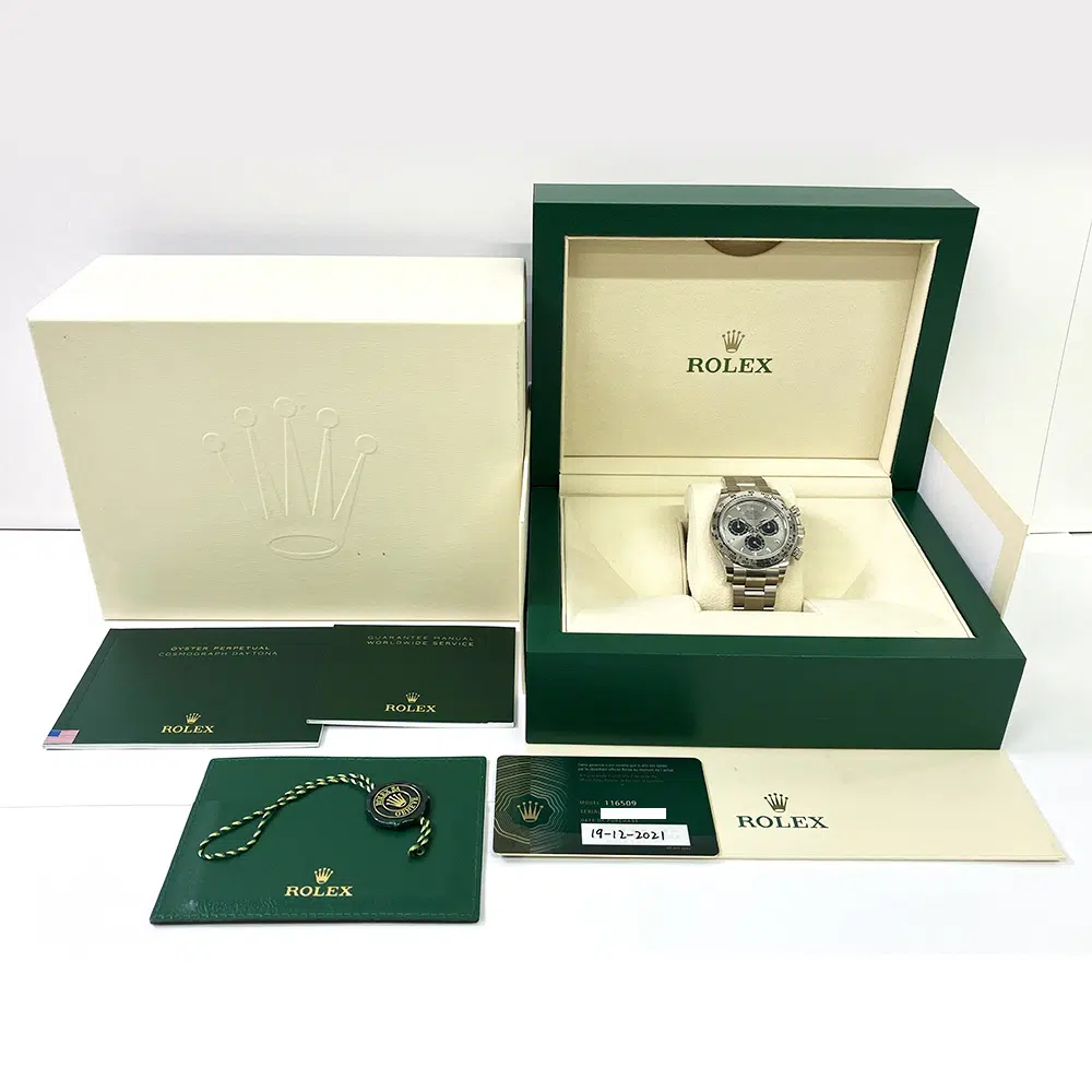 Rolex Daytona Oyster 40mm 116509 White Gold Watch 2021 – image 8