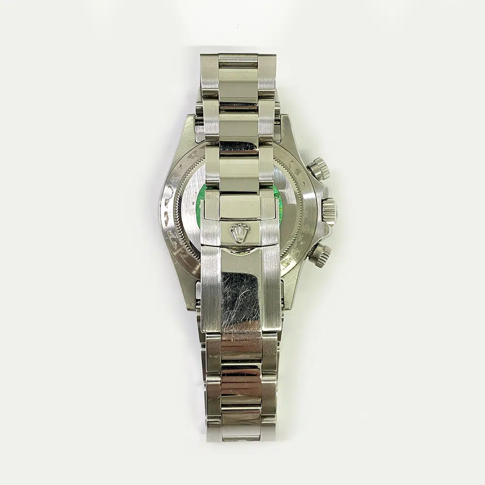 Rolex Cosmograph Daytona 40mm Oyster 116520 Stainless Steel Watch Black Dial – image 4