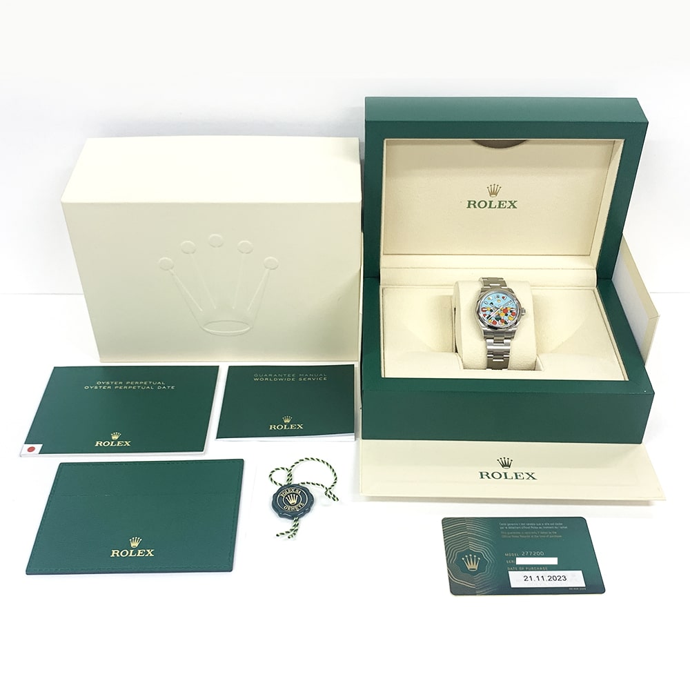 Rolex Oyster Perpetual 31 277200 Stainless Steel with Celebration Dial Watch 2023