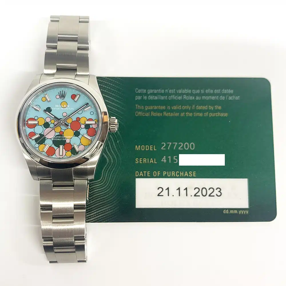 Rolex Oyster Perpetual 31 277200 Stainless Steel with Celebration Dial Watch 2023 – image 2