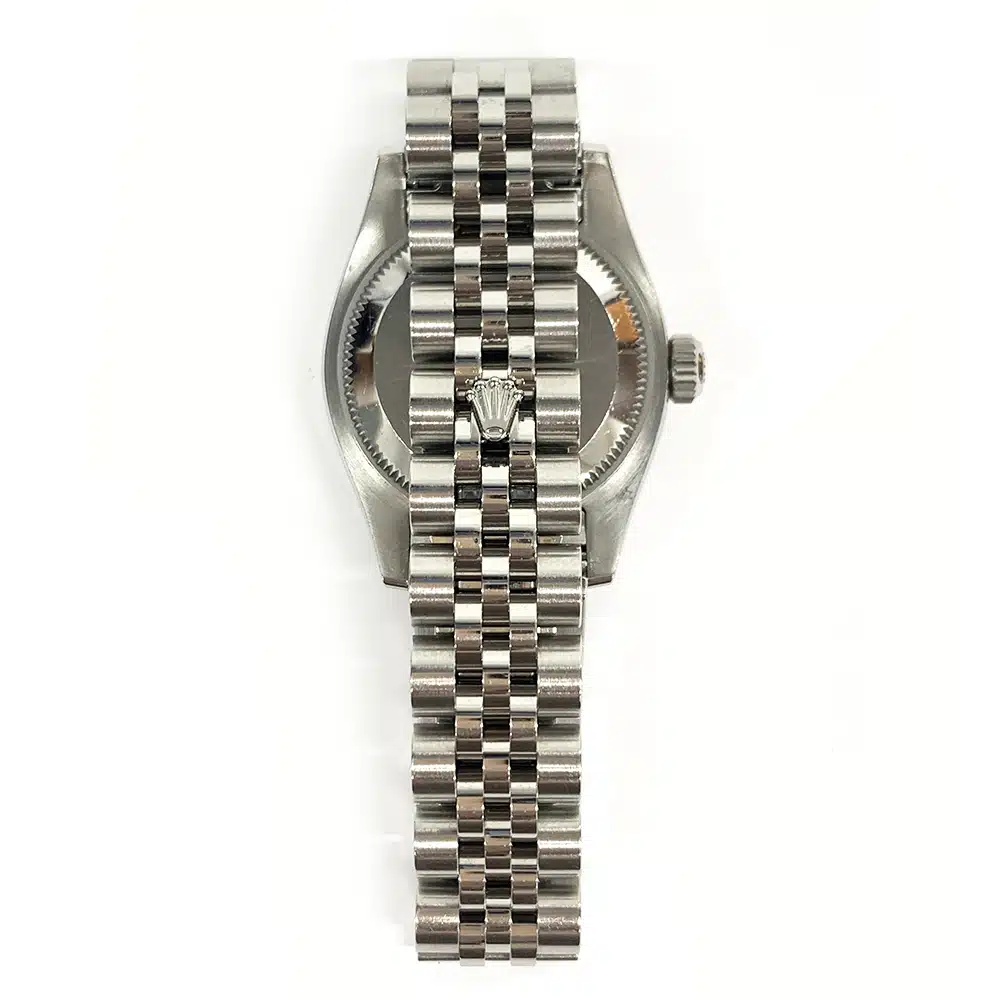 Rolex Lady-Datejust 179384 Jubilee 26mm Stainless Steel Watch Silver Diamond Dial – image 3