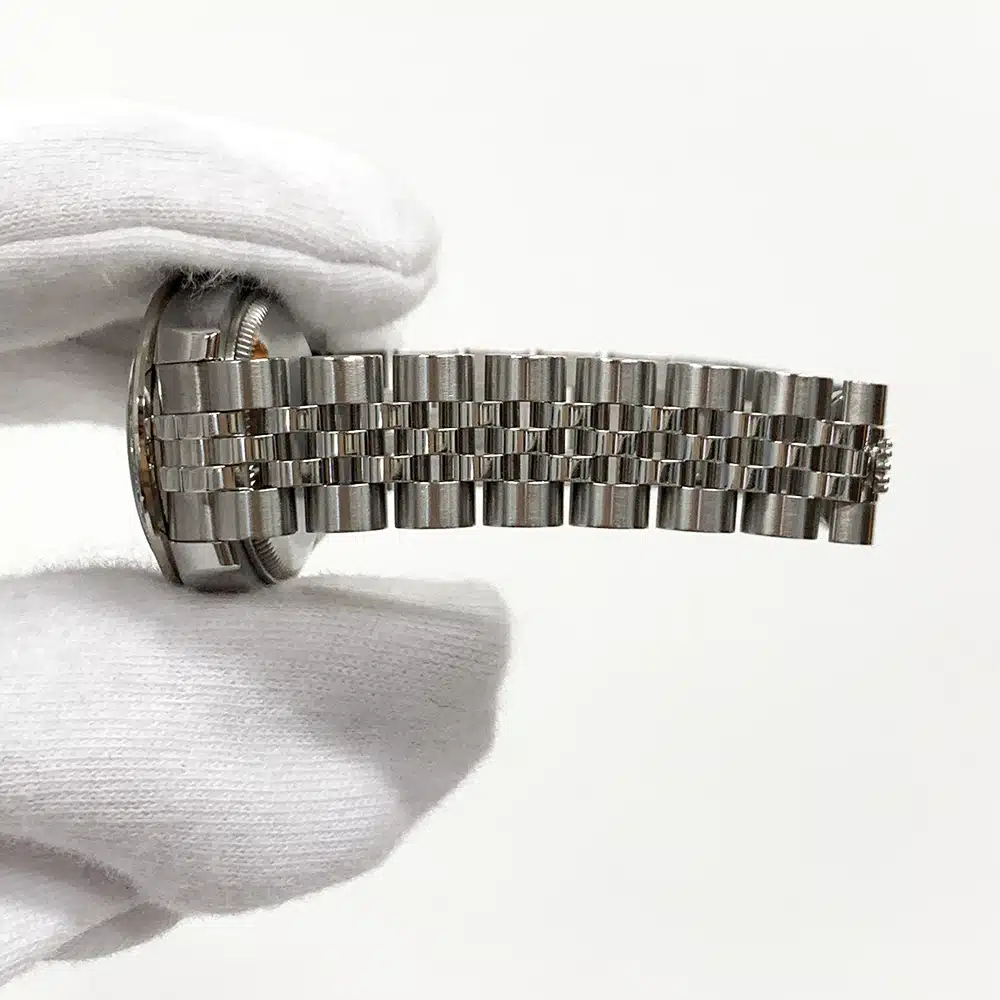 Rolex Lady-Datejust 179384 Jubilee 26mm Stainless Steel Watch Silver Diamond Dial – image 5