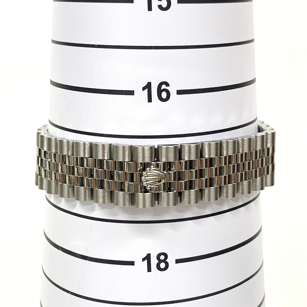 Rolex Datejust 31mm 278344RBR-0038 Stainless Steel Jubilee Watch Blue Flower Diamond Dial MINT 2023