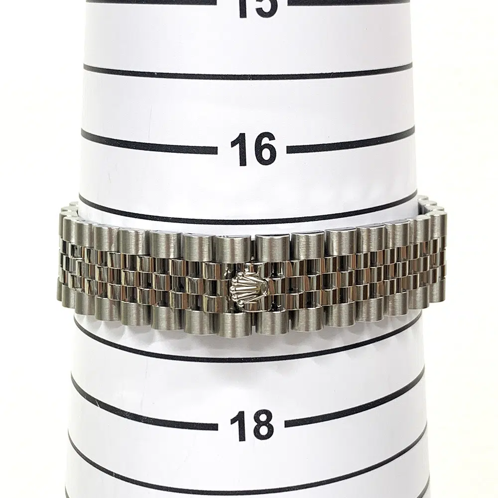 Rolex Datejust 31mm 278344RBR-0038 Stainless Steel Jubilee Watch Blue Flower Diamond Dial MINT 2023 – image 6