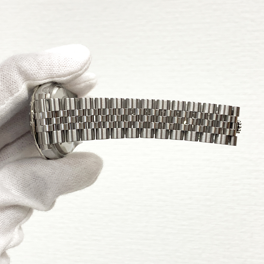 Rolex Datejust 31mm 278344RBR-0038 Stainless Steel Jubilee Watch Blue Flower Diamond Dial MINT 2023