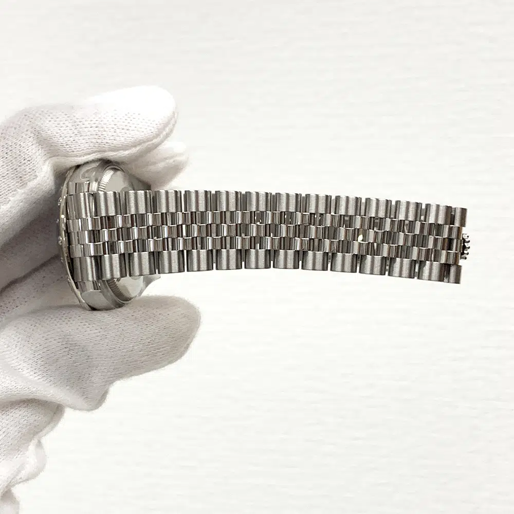 Rolex Datejust 31mm 278344RBR-0038 Stainless Steel Jubilee Watch Blue Flower Diamond Dial MINT 2023 – image 7