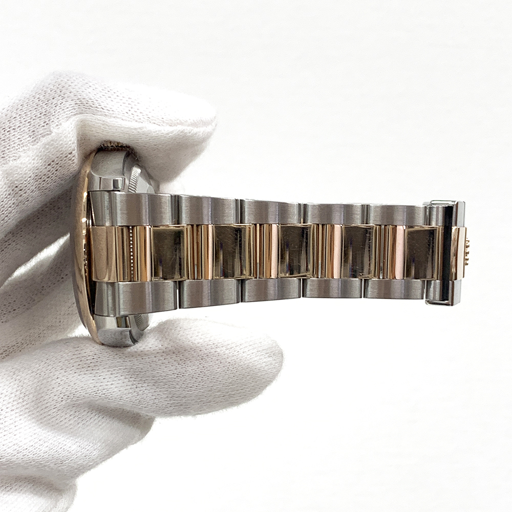 Rolex Datejust 36mm 126201-0030 Oyster Stainless Steel & Rose Gold Wimbledon Roman Dial 2021