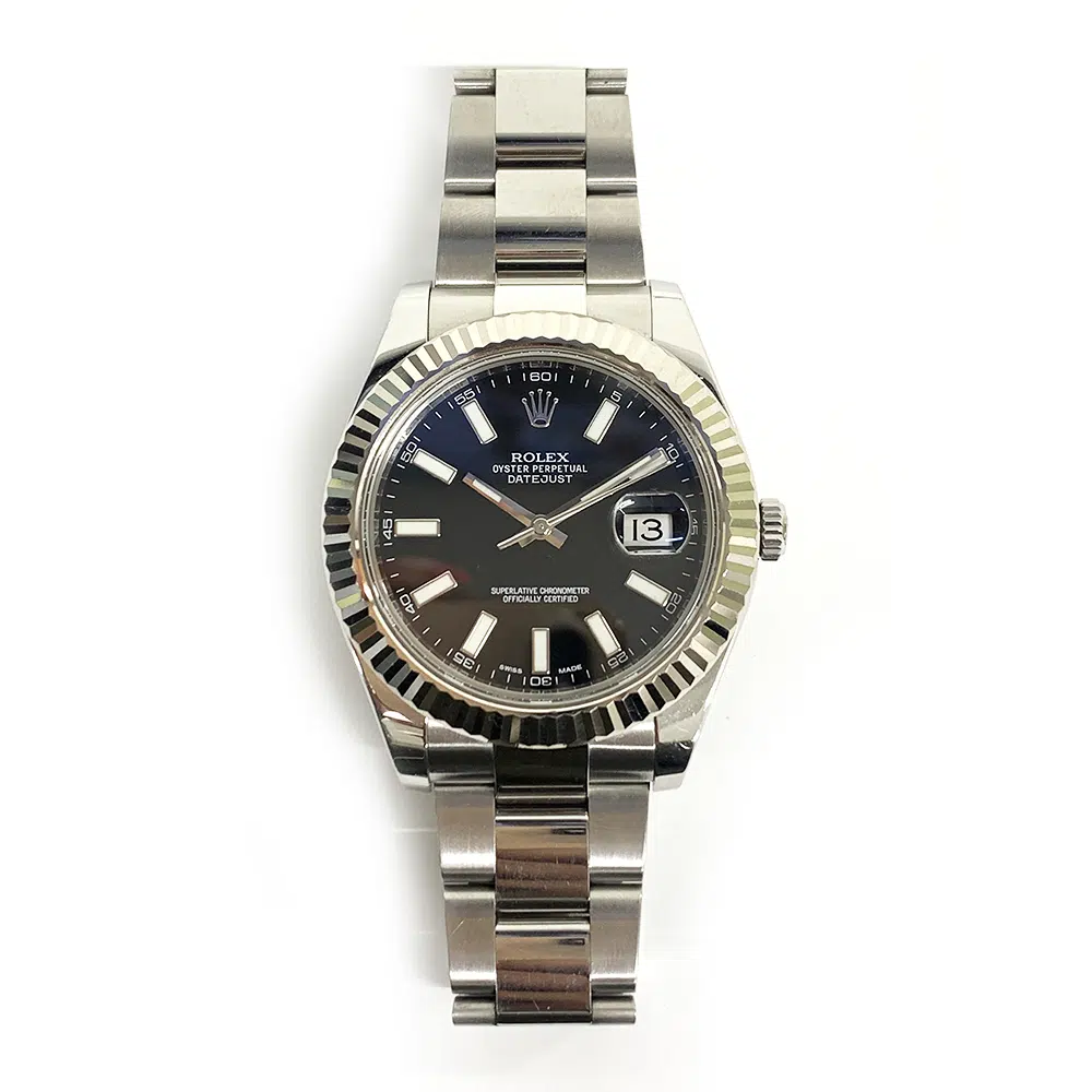 Rolex Datejust II 116334 41mm Stainless Steel with Black Dial Watch – image 2