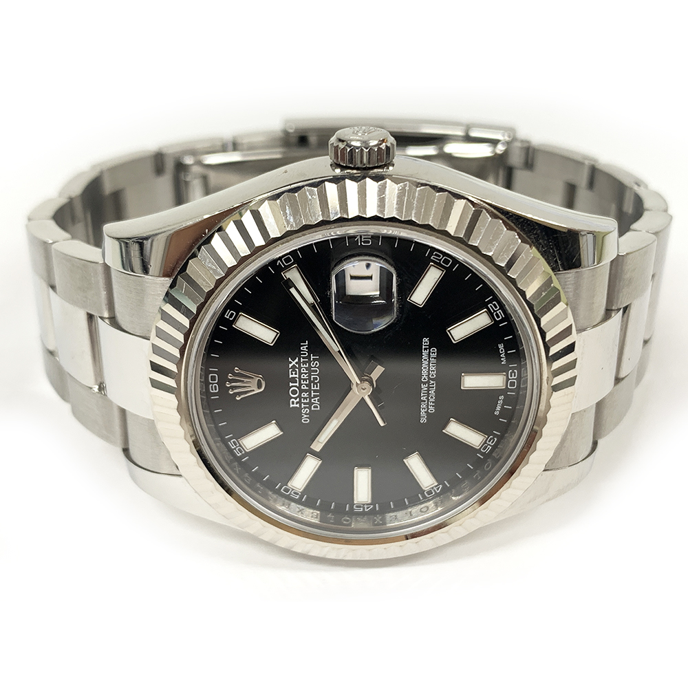 Rolex Datejust II 116334 41mm Stainless Steel with Black Dial Watch