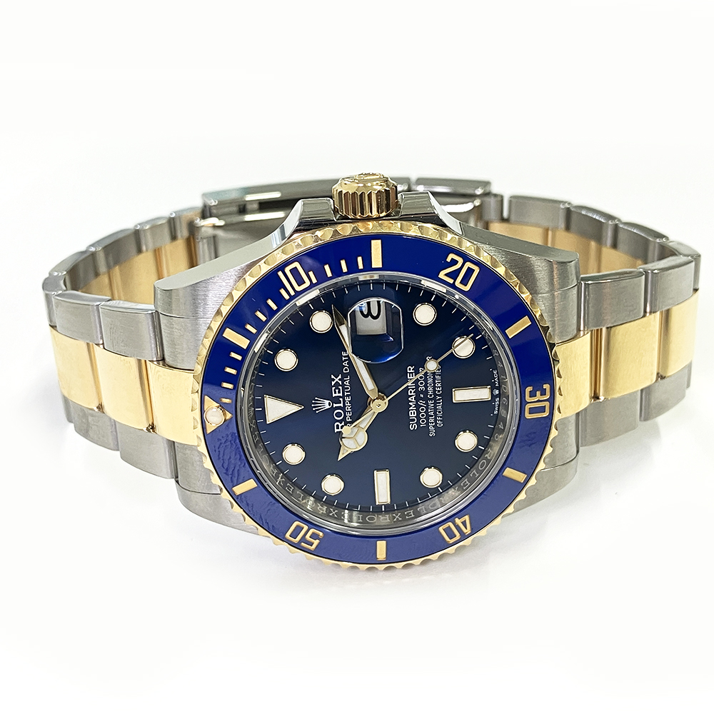 Rolex Blue Dial Submariner Date 126613LB Stainless Steel & Yellow Gold Oyster Watch 2023