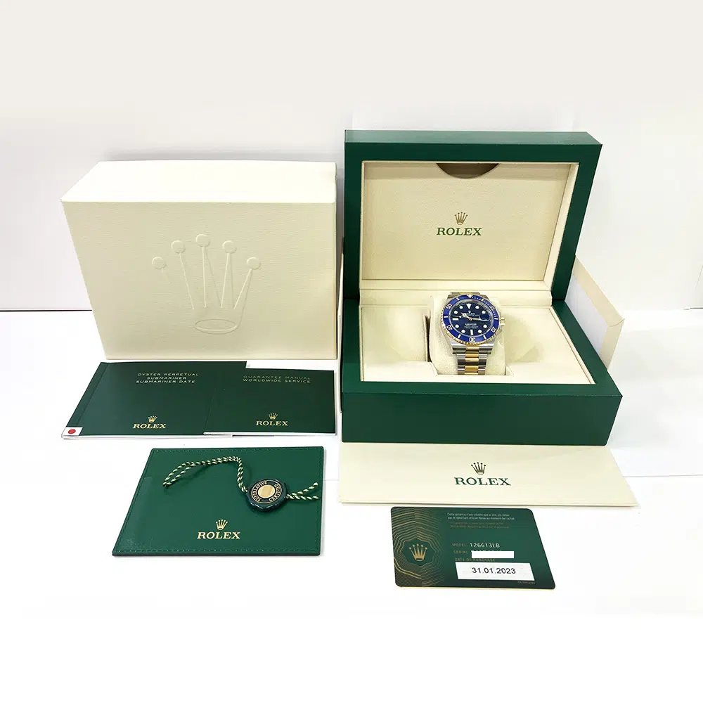 Rolex Blue Dial Submariner Date 126613LB Stainless Steel & Yellow Gold Oyster Watch 2023 – image 8