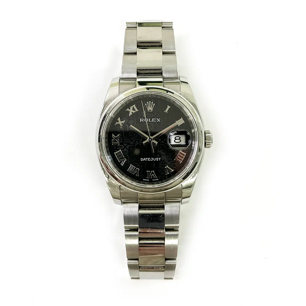 Rolex Datejust 116200 36mm Stainless Steel with Black Dial Watch – image 3