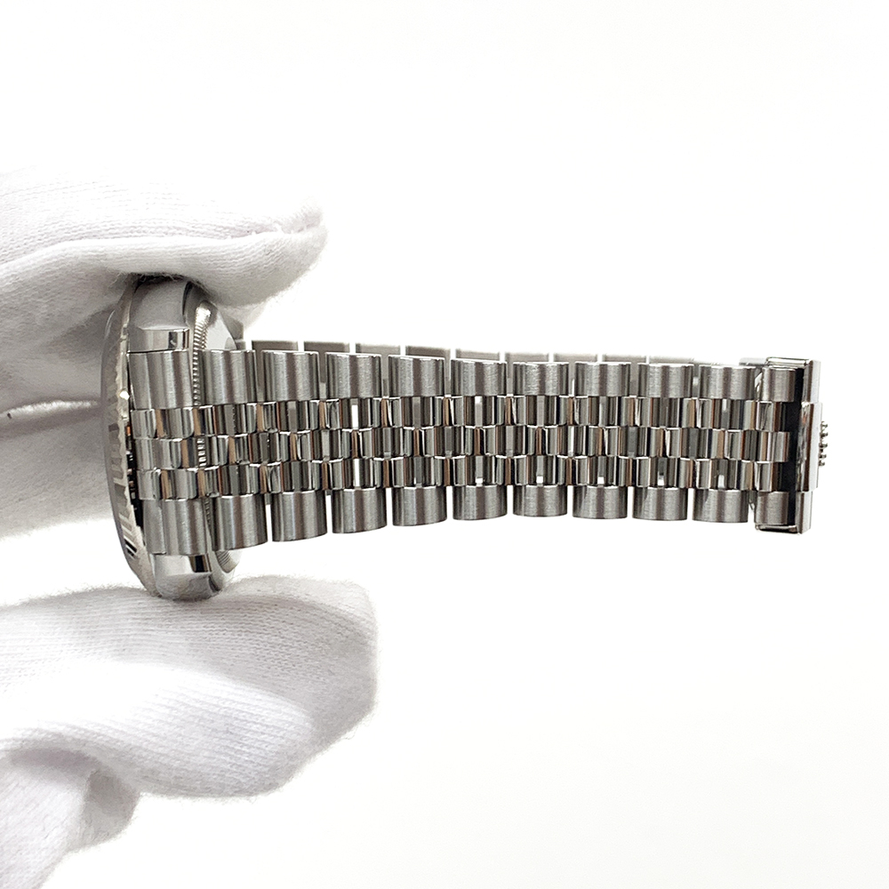 Rolex Datejust Green Palm Dial 36mm 126234-0047 Stainless Steel Jubilee Watch MINT 2022