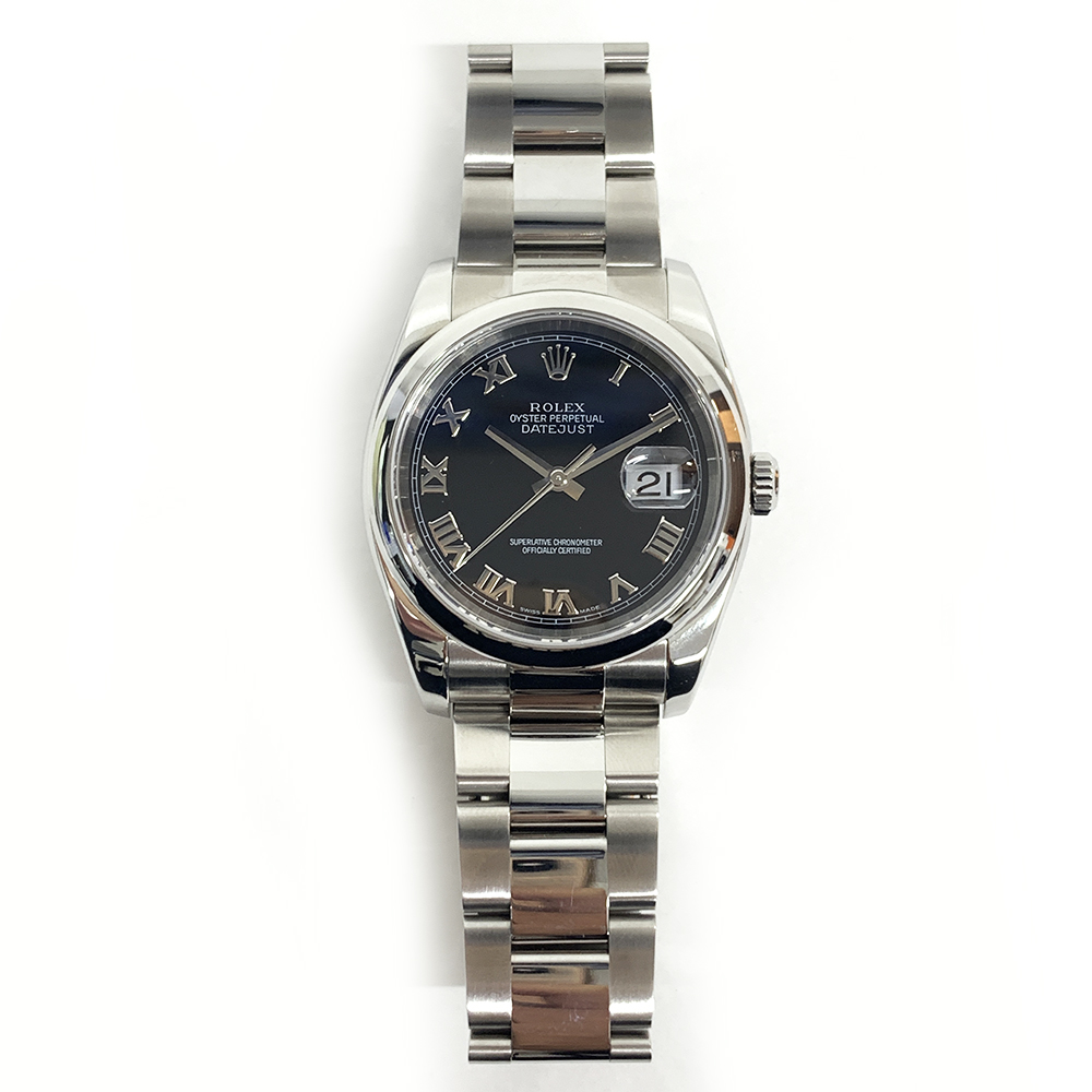 Rolex Datejust Perpetual 116200-0061 36mm Stainless Steel with Black Dial Watch