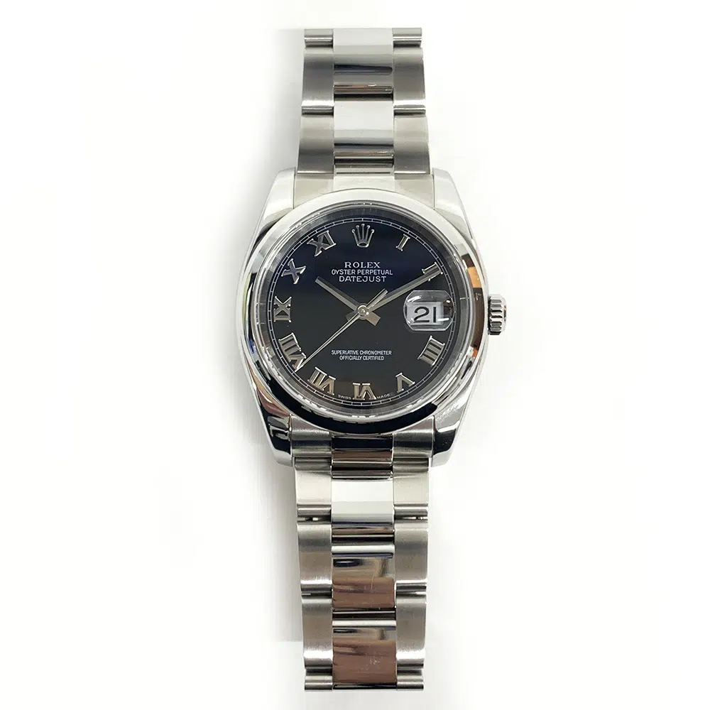 Rolex Datejust Perpetual 116200-0061 36mm Stainless Steel with Black Dial Watch – image 3