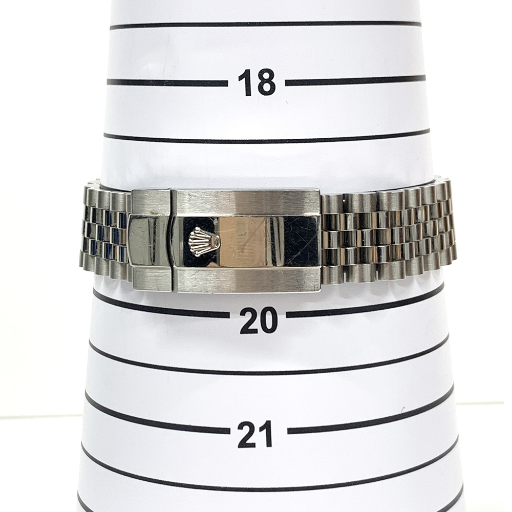 Rolex Datejust 41mm 126334 Stainless Steel Jubilee Watch Slate Grey Diamond Dial 2018