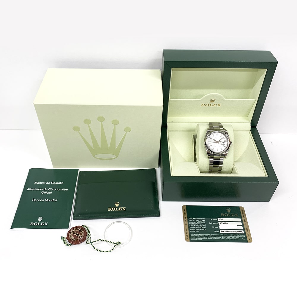 Rolex Datejust 116200 36mm Stainless Steel with Silver Dial Watch