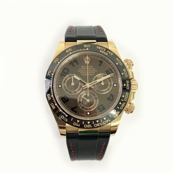 Rolex Daytona Chocolate Dial 116515LN Black Rubber Rose Gold Watch 2016