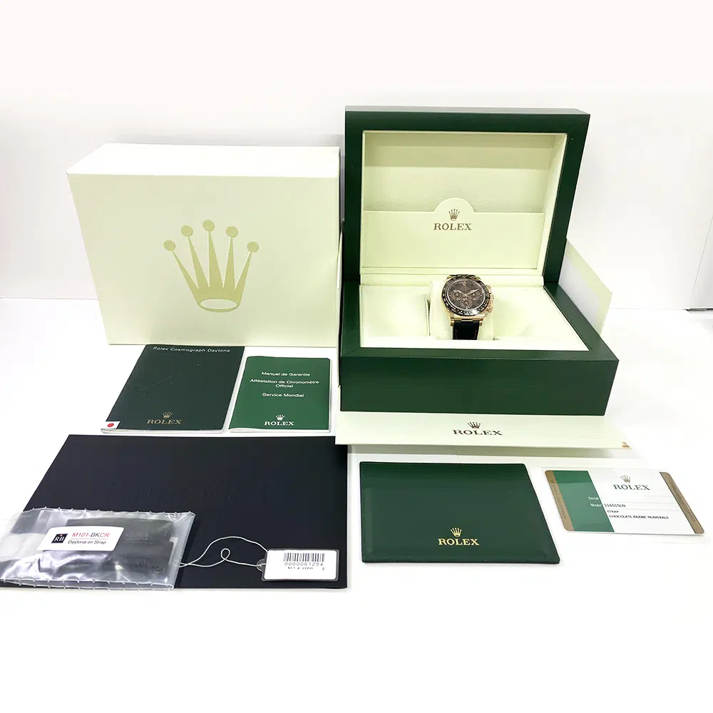 Rolex Daytona Chocolate Dial 116515LN Black Rubber Rose Gold Watch 2016 – image 6