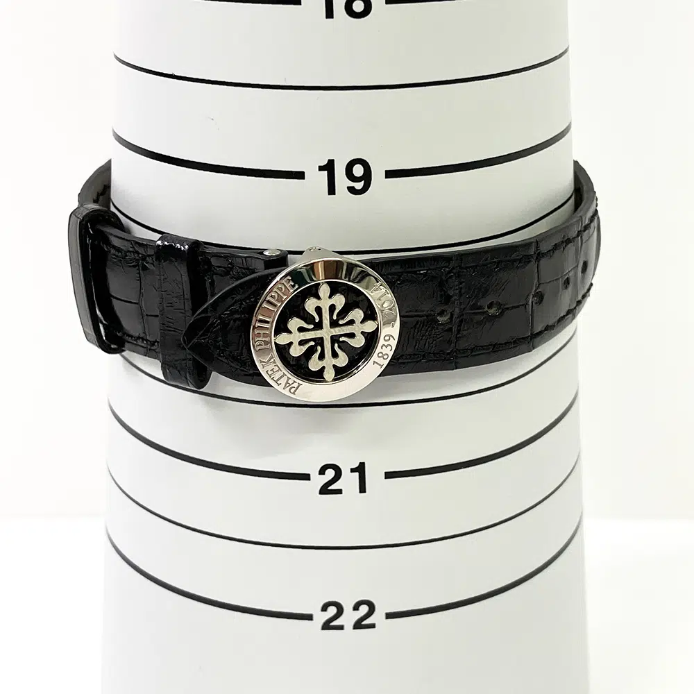 Patek Philippe World Time 5575G-001 White Gold with Black Leather Watch Black Dial 2015 – image 8