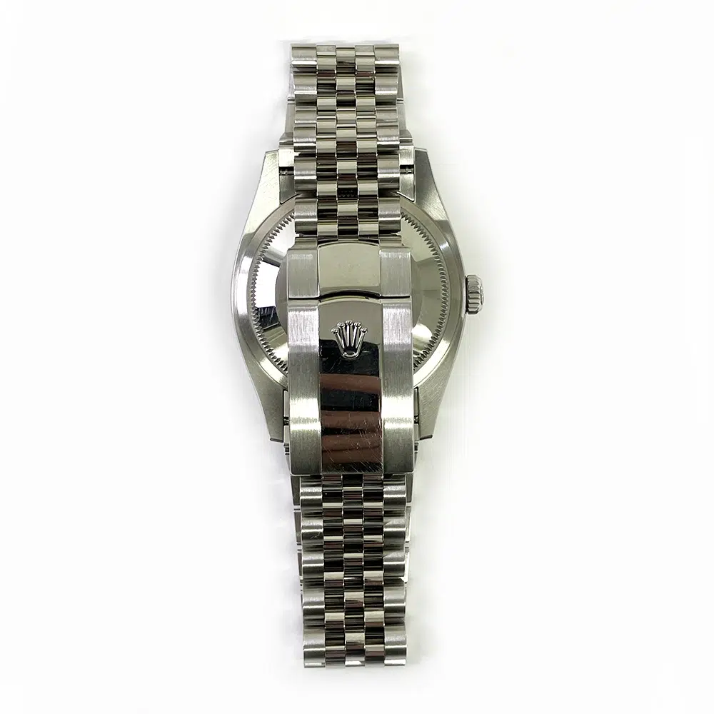 Rolex Datejust 36 Black Dial Fluted White Gold Bezel 126234  Stainless Steel Jubilee Watch 2020 – image 5