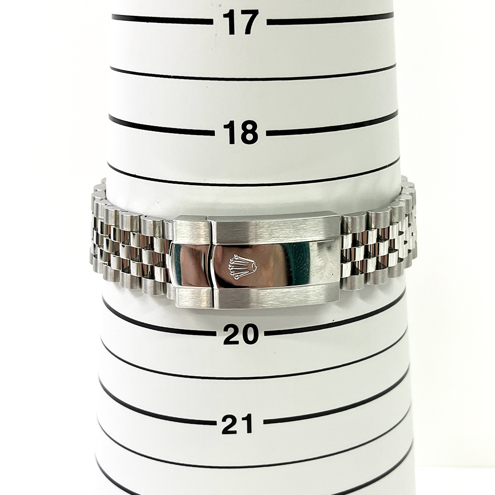Rolex Datejust 36 Black Dial Fluted White Gold Bezel 126234 Stainless Steel Jubilee Watch 2020