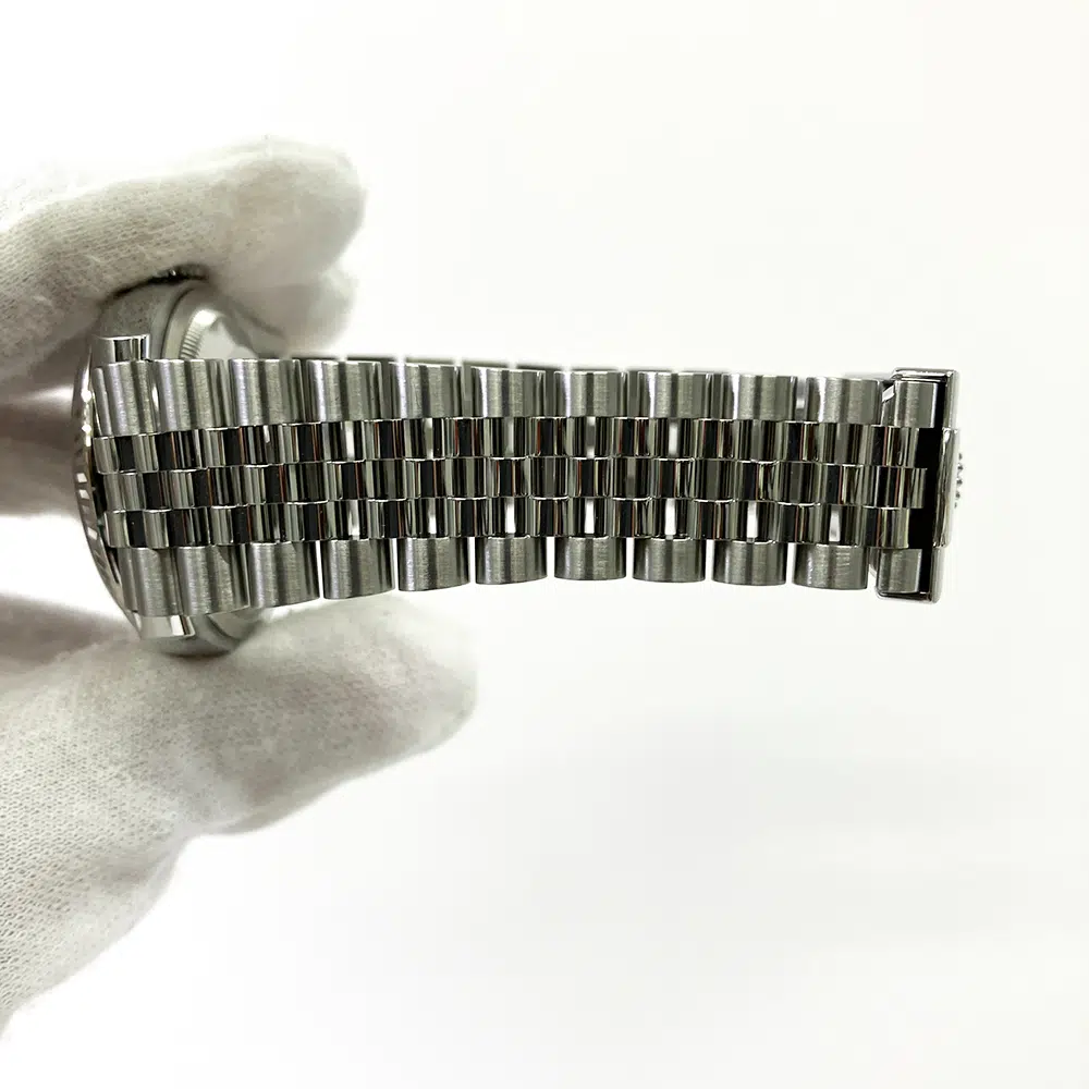 Rolex Datejust 36 Black Dial Fluted White Gold Bezel 126234  Stainless Steel Jubilee Watch 2020 – image 7