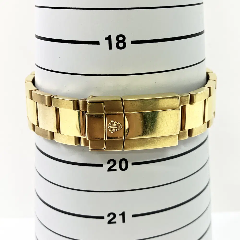 Rolex Cosmograph Daytona 40mm Oyster 116528 Yellow Gold Watch Champagne/Black Dial 2002 – image 6