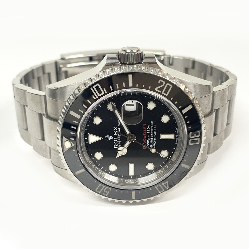 Rolex Sea-Dweller Black Dial 126600 43mm Oyster Bracelet Stainless Steel Watch 2021