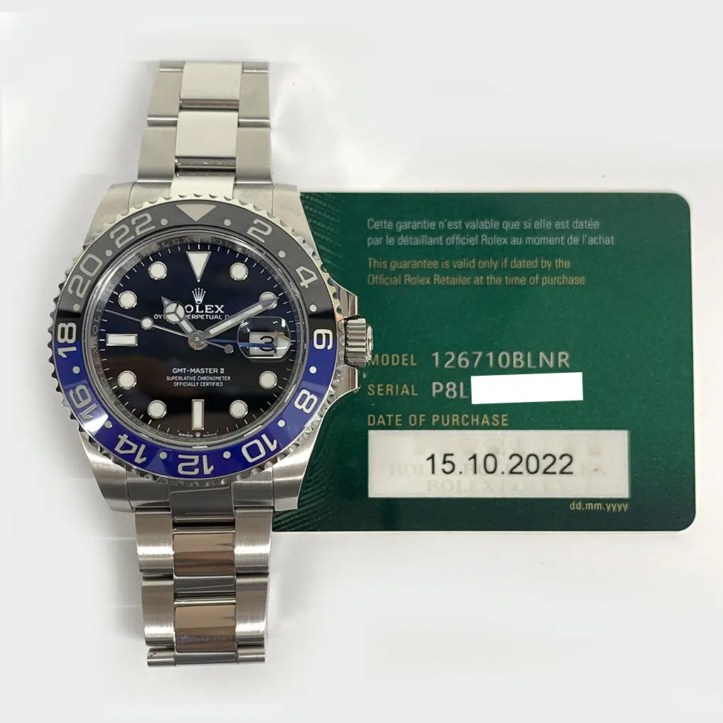 Rolex Oyster GMT-Master II  Black Dial 126710BLNR Stainless Steel Watch 2022 – image 2