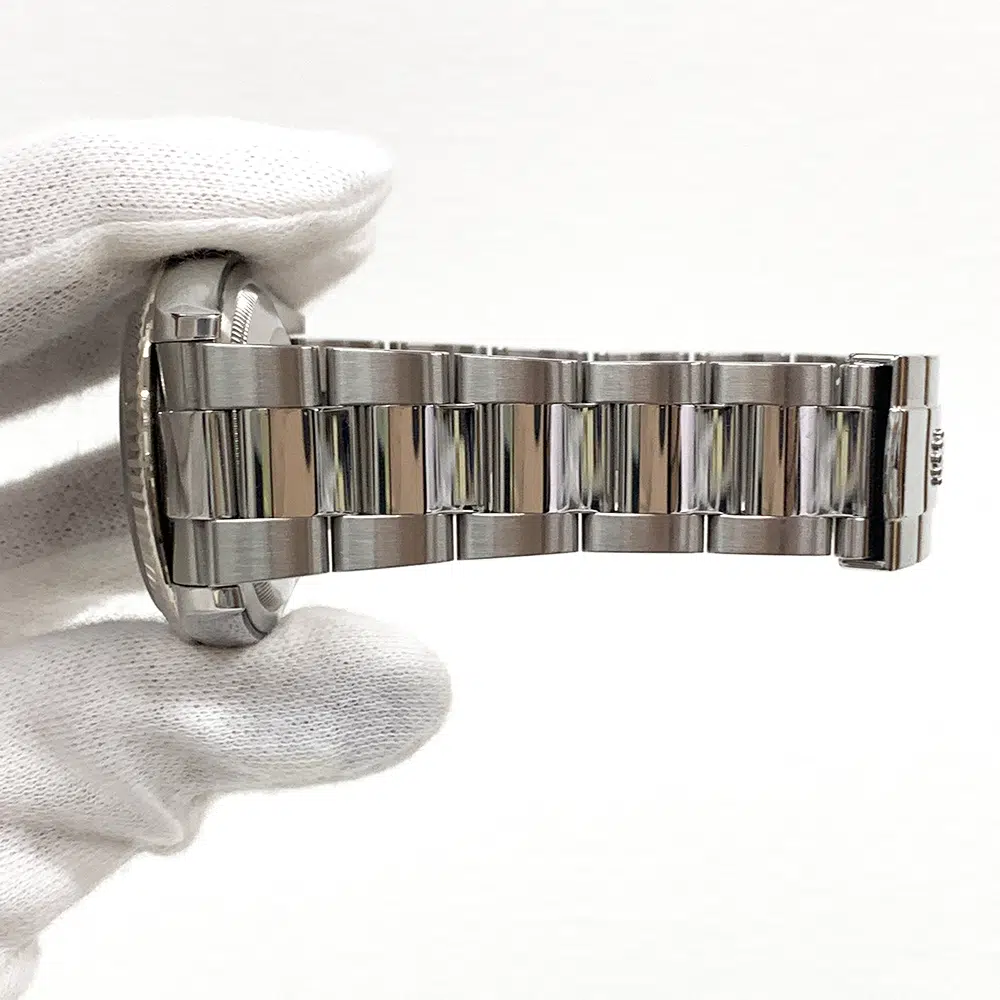 Rolex Datejust 36mm Stainless Steel Watch 126234-0048 Green Palm Index Dial Oyster Bracelet MINT 2021 – image 7