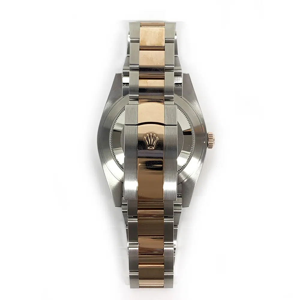Rolex Datejust 41mm 126331 Stainless Steel/Rose Gold Oyster Watch Wimbledon(Grey)  Roman Dial 2023 – image 5
